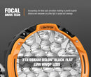 LIGHTFOX 9" Osram LED Driving Lights + 20" Dual Row LED Light Bar + Wiring Kit
