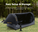 San Hima Single Air Swag Camping Swags Dome Tent Free Standing 17cm Air Mattress