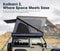 San Hima Kalbarri Z Roof Top Tent Hardshell With Ladder + 200W Solar Panel