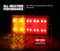 Lightfox 2x LED Trailer Tail Lights Stop Indicator Lamp 12V Truck Submersible