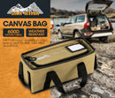 SAN HIMA 4x Tough Canvas Storage Bag Weather Resistant Camping 4WD 40cmx15cmx16cm