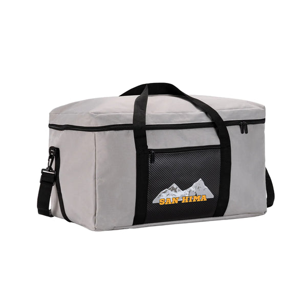 SAN HIMA Canvas Travel Bag 70L BBQ Storage Bag Water Resistant Outdoor Camping