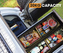 SAN HIMA Canvas Storage Bag Camping Storage Bag Weather Resistant Camping 4WD 60cmx20cmx16cm
