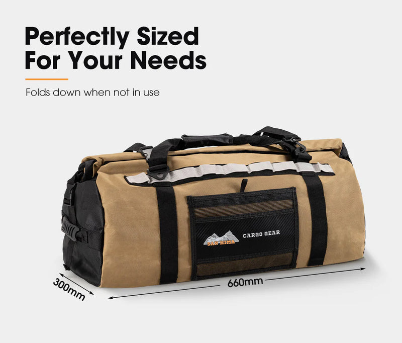SAN HIMA Cargo Bag 70L Medium Stormproof Bag Water Resistant Outdoor Camping 4WD