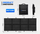 ATEM POWER 12V 300W Folding Solar Mat Flexible Blanket Solar Panel Kit Camping Charger