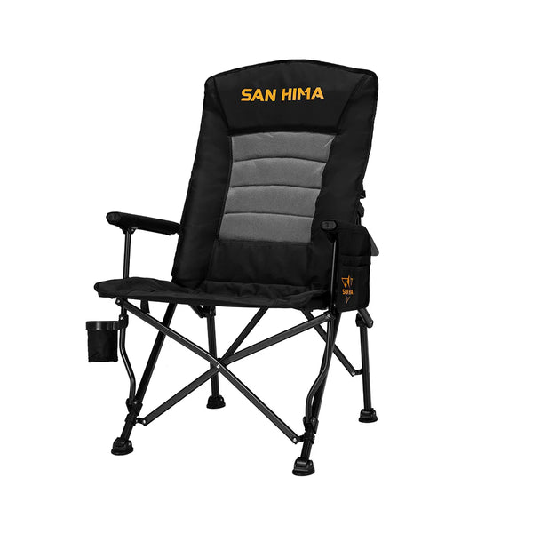 San Hima Folding Camping Chair Outdoor Portable Thick Padding With Storage Bag