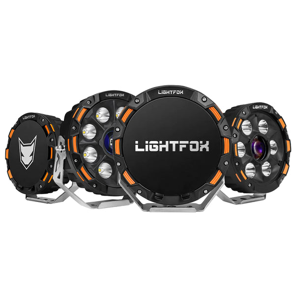 LIGHTFOX 7"+9" Osram Laser LED Driving Lights