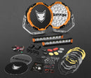 LIGHTFOX 9" Osram LED Driving Lights + 8inch LED Light Pods + Wiring Kit