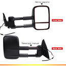 1st Generation Extendable Towing Side Mirrors in Black or Chrome without indicator. Select 4x4 Model