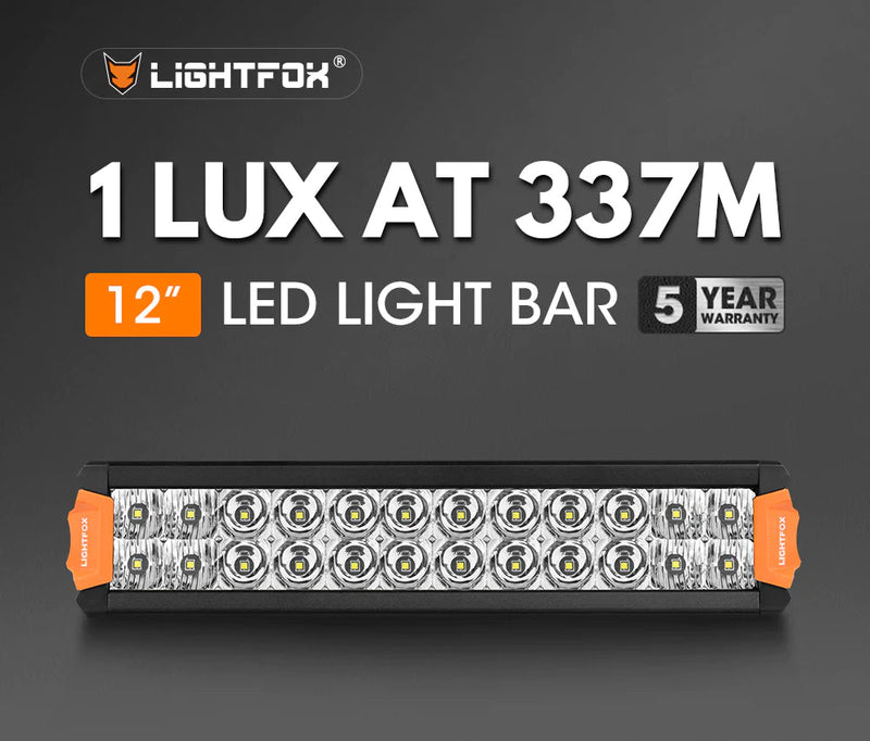 Lightfox Rigel Series 12inch LED Light Bar IP68 Rating 8,320 Lumens