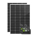 Pair 12V 130W Solar Panel Kit Mono Generator Caravan Battery Charging 130watt