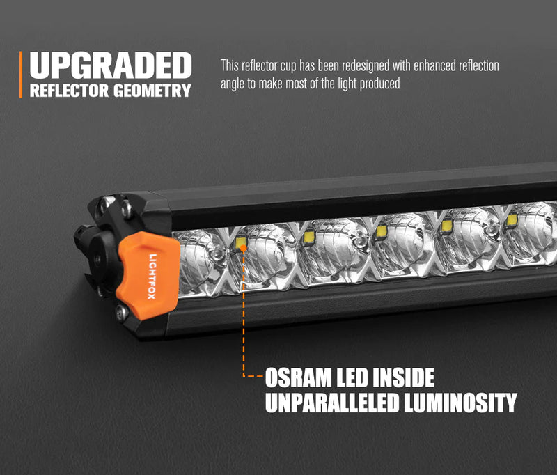 Lightfox Vega Series 40inch LED Light Bar IP68 Rating 25,160 Lumens