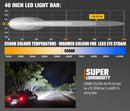 Lightfox Vega Series 40inch LED Light Bar IP68 Rating 25,160 Lumens