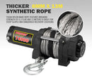 Electric Winch Wireless Synthetic Rope 12V 4000LBS 1812KG ATV 4WD BOAT