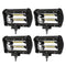 LIGHTFOX 5inch Led Light Bar IP68 Rating 4,580 Lumens 4pc