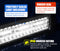 LIGHTFOX 28inch Led Light Bar IP68 Rating 12,990 Lumens