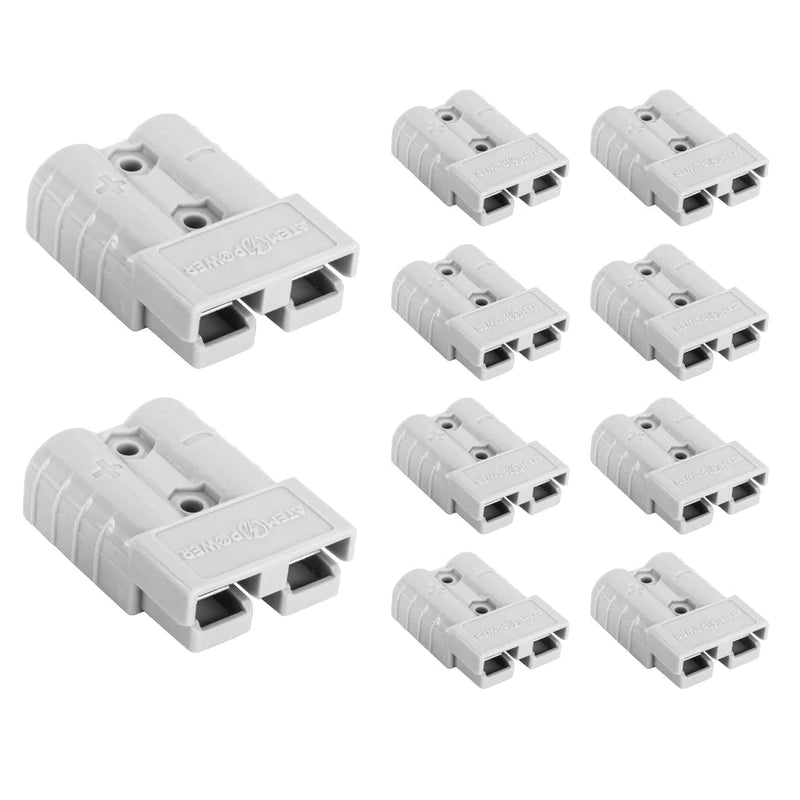 ATEM POWER 10 x Anderson Style Plug Connectors 50 AMP 12-24V 6AWG DC Power Tool