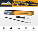 Hi Gain Black Uhf 5DB Fibreglass CB Antenna 720mm Height For Gme Uniden Oricom