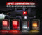 2x Smoked LED Tail Lights Brake Turn Signal Reverse Jeep Wrangler JK 07-17 OEM