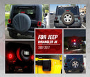 2x Smoked LED Tail Lights Brake Turn Reverse for Jeep Wrangler JK 07-17 OEM
