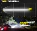 Defend Indust 7inch Led Light Bar IP67 Rating 2,000 Lumens