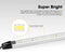 Lightfox 6PCS 12V LED Strip Light Bar Waterproof Amber White Lights Camping Boat