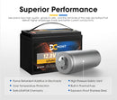 DC MONT 12V 135Ah Lithium Battery LiFePO4 Phosphate Deep Cycle Rechargeable