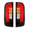LED Tail Rear Lights Lamp Smoked For Nissan Navara NP300 D23 2015-2019