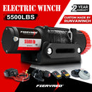 FIERYRED Wireless 5500LBS/2495kg 12V Electric Winch.