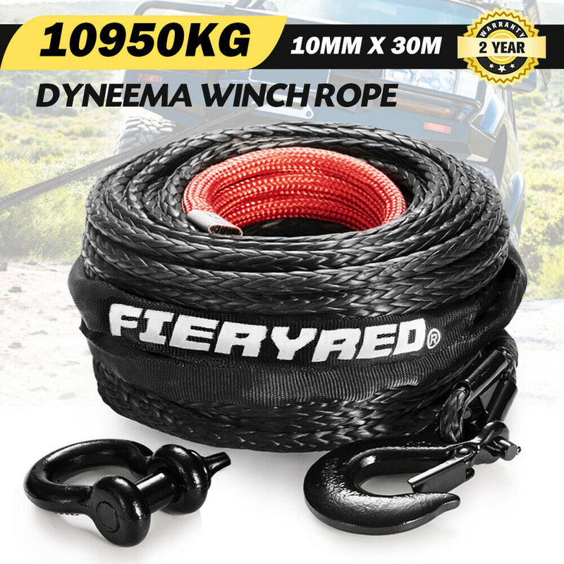 Winch Rope 10MM x 30M Dyneema SK75 – BrightSparkLedAustralia