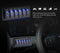 LIGHTFOX 6 Gang 12V Switch Panel ON-OFF Toggle Rocker Control Blue LED For RV Marine Boat