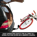4 Bicycle Carrier Bike Car Rear Rack 2" TowBar Steel Foldable Hitch Mount