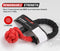 Fieryred Recovery Snatch Block Pulley Rope Ring 8T+15T Soft Shackle Recovery Kit