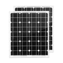 12V 120W Solar Panel Kit Mono Generator Caravan Camping Power Battery Charging
