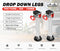 4x 550mm Drop Down Corner Steadies Stabilizer Legs Caravan Camper Trailer